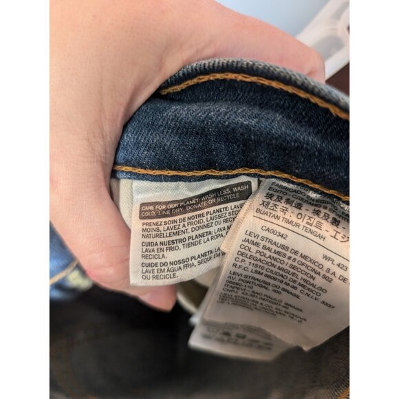 Levi's Men's 511 Slim Fit Jeans, Dark Blue, W 36 x L 32. VGC - Picture 7 of 9